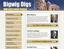 Tablet Screenshot of bigwigdigs.com